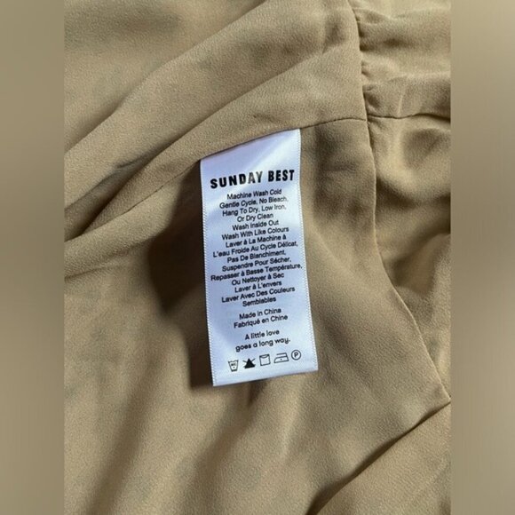 Aritzia Sunday Best Savoy Wrap Dress Size 4 - Picture 11 of 12